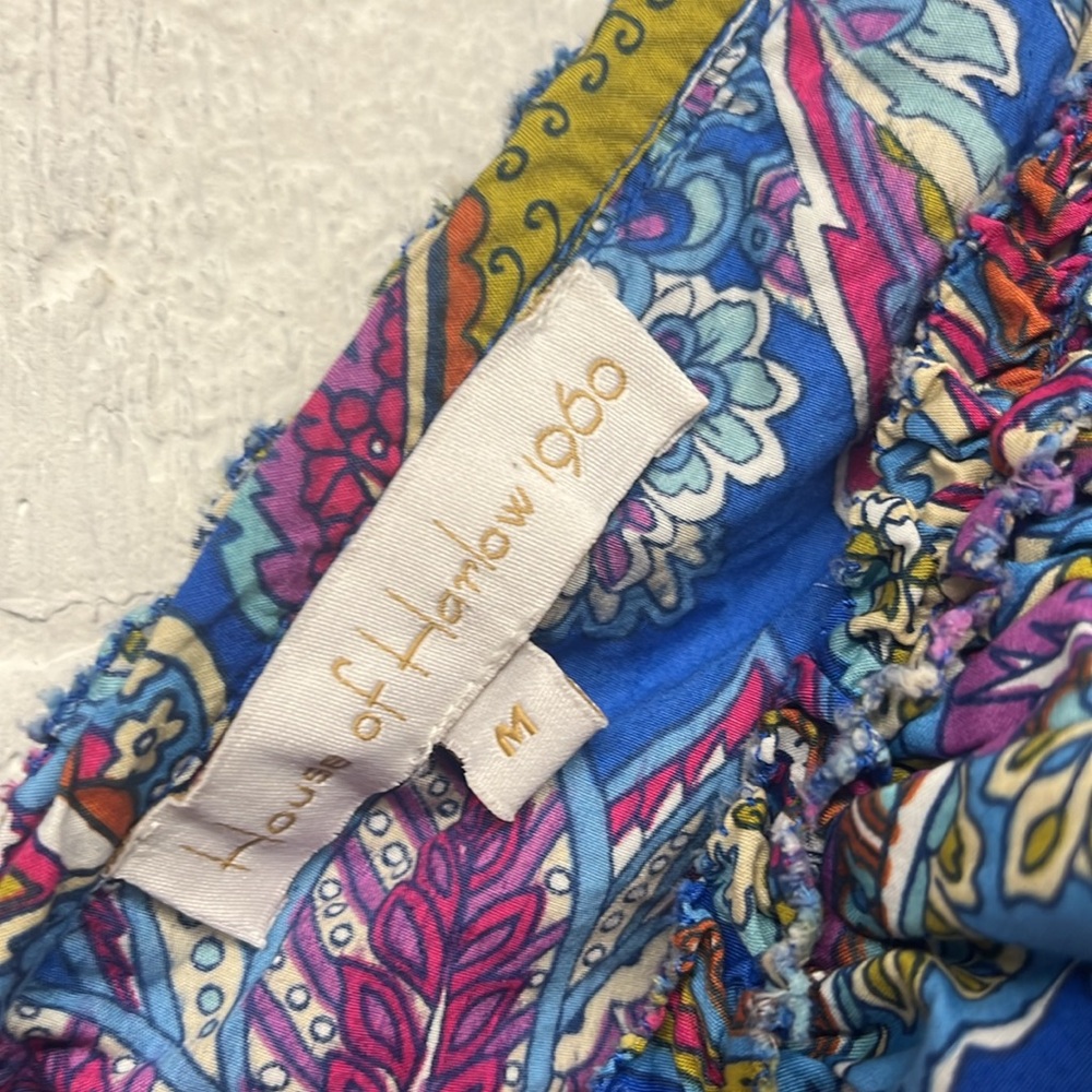 House of Harlow 1960 Blue Floral Mini Dress - Picture 4 of 5